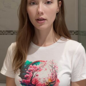 camiseta flores